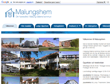 Tablet Screenshot of malungshem.se